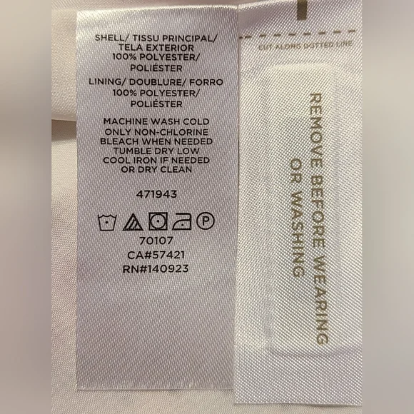 Loft size S white/pink dress - Picture 10 of 10